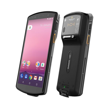 Urovo DT50D RFID (Android 9.0, 1.8Ггц, 8 ядер, Honeywell N6703, 4+64Гб, 2G, 4G (LTE), BT, GPS, Wi-Fi, 4300мАч, NFC, RFID)