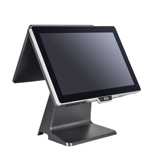 Сенсорный терминал АТОЛ JAZZ 16 (Lite, 15.6" P-CAP, Intel Celeron J3455, SSD 128GB, RAM 8GB), без MSR, доп.монитор 11,6", без ОС